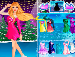 juegos de vestir a barbie en patines